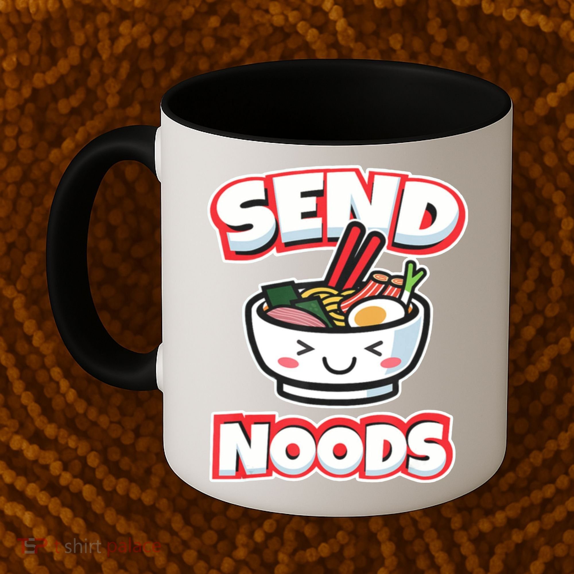 Send Noods Funny Japan Ramen Gift Coffee Mug