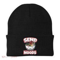 Send Noods Funny Japan Ramen Gift Beanie thumb 0