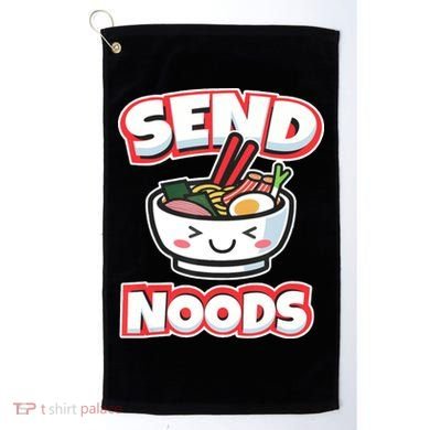 Send Noods Funny Japan Ramen Gift Golf Towel