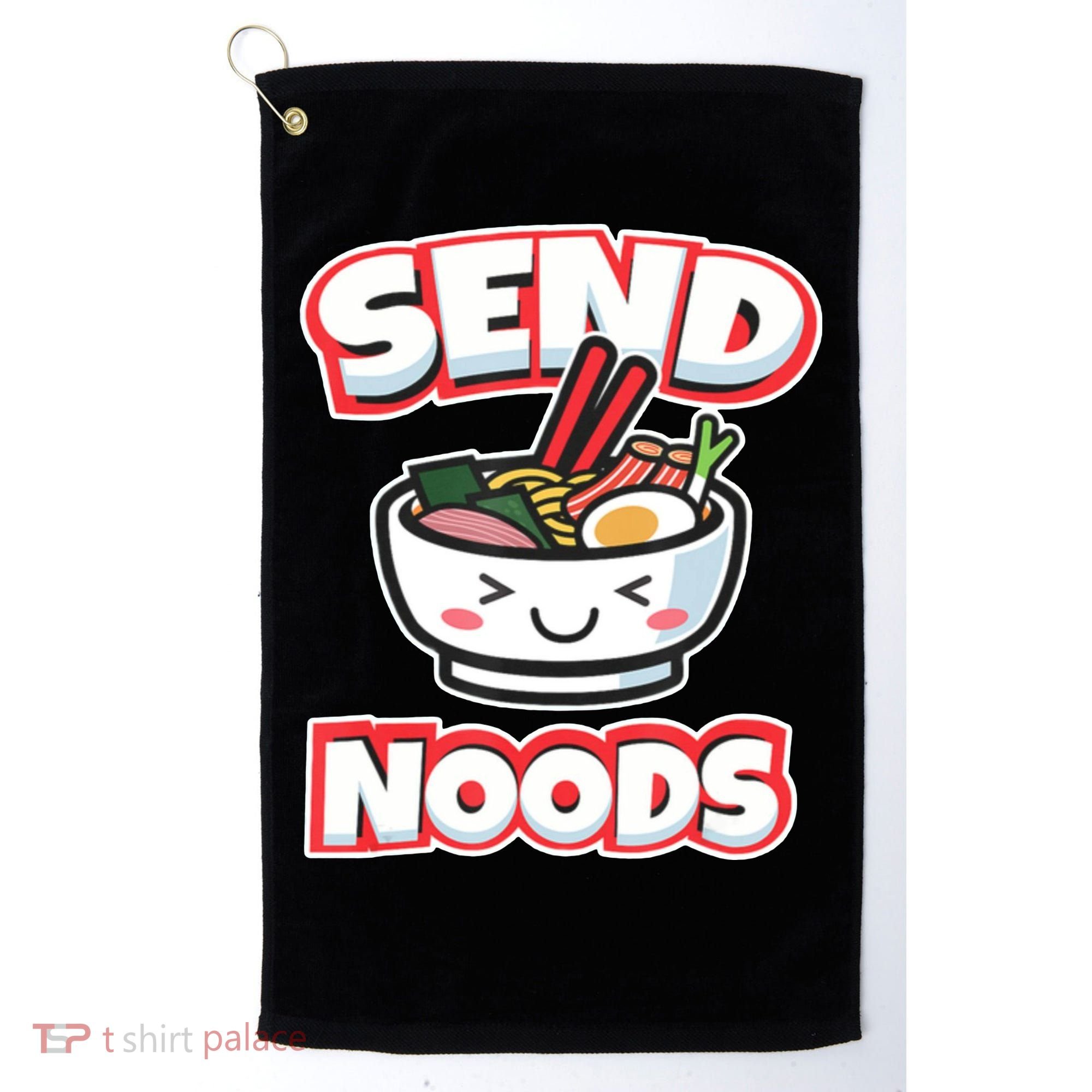 Send Noods Funny Japan Ramen Gift Golf Towel
