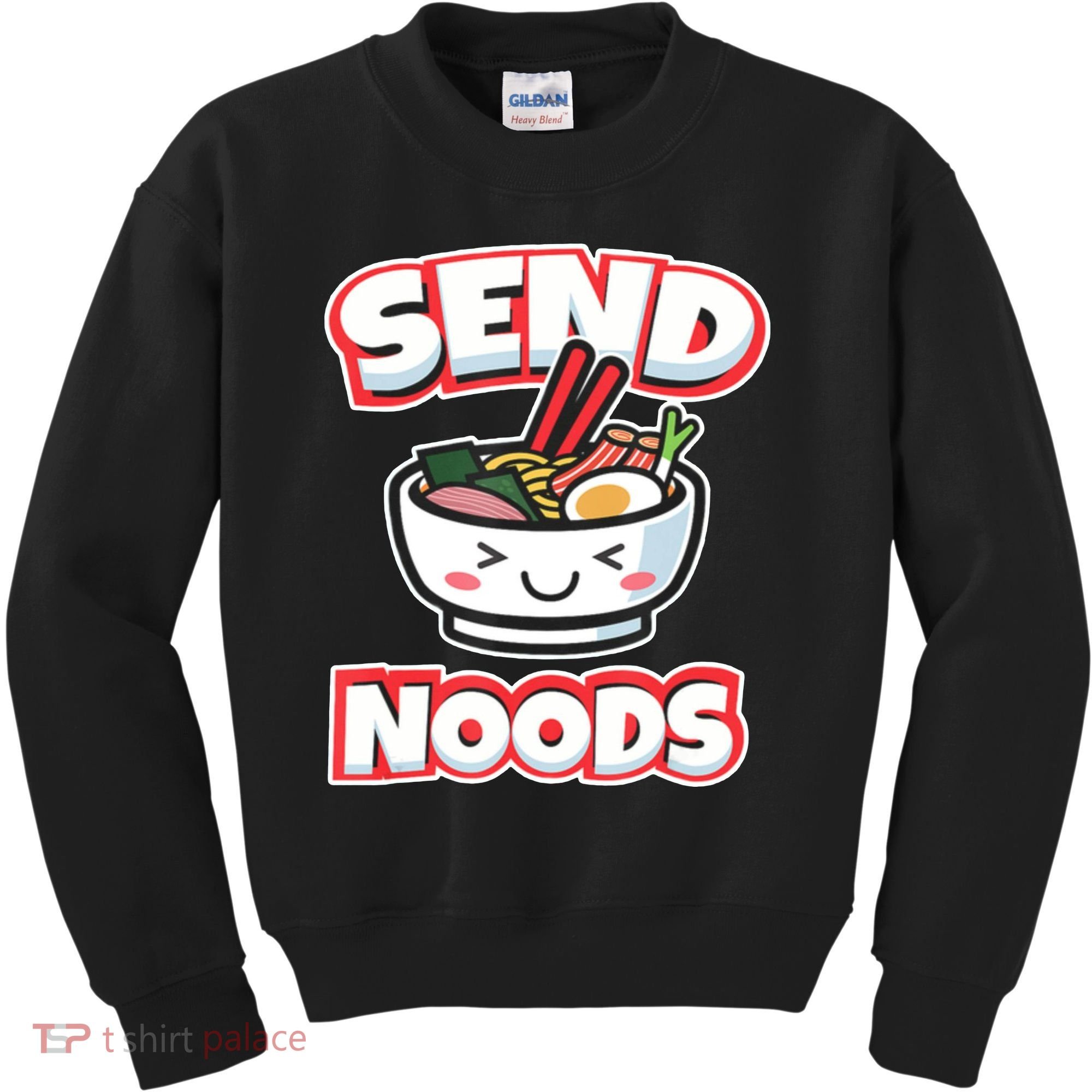Send Noods Funny Japan Ramen Gift Kids Sweatshirt