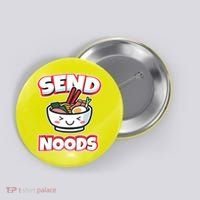 Send Noods Funny Japan Ramen Gift Button thumb 0