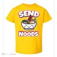 Send Noods Funny Japan Ramen Gift Toddler T-Shirt thumb 0