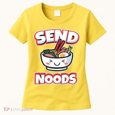 Send Noods Funny Japan Ramen Gift Women's T-Shirt