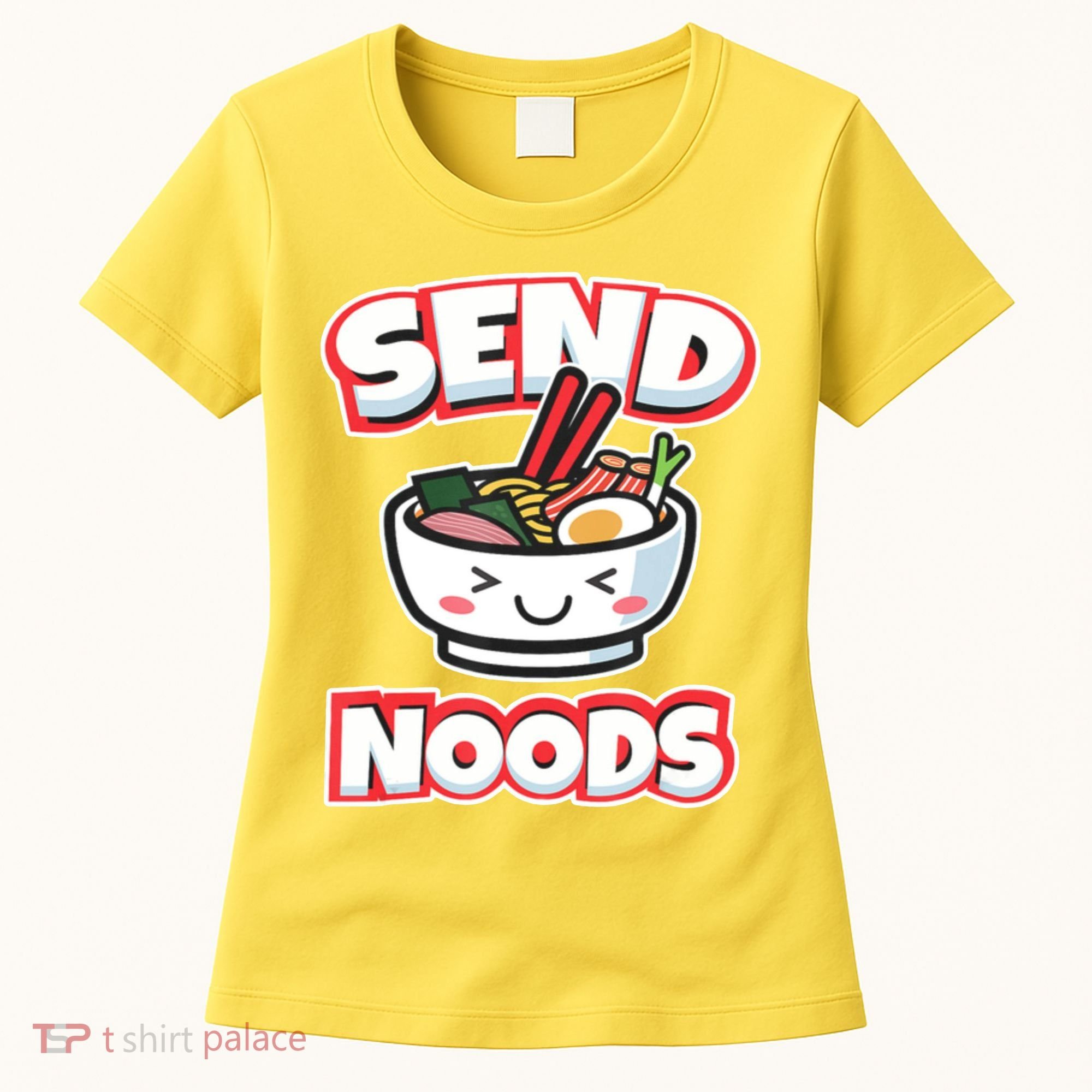 Send Noods Funny Japan Ramen Gift Women's T-Shirt