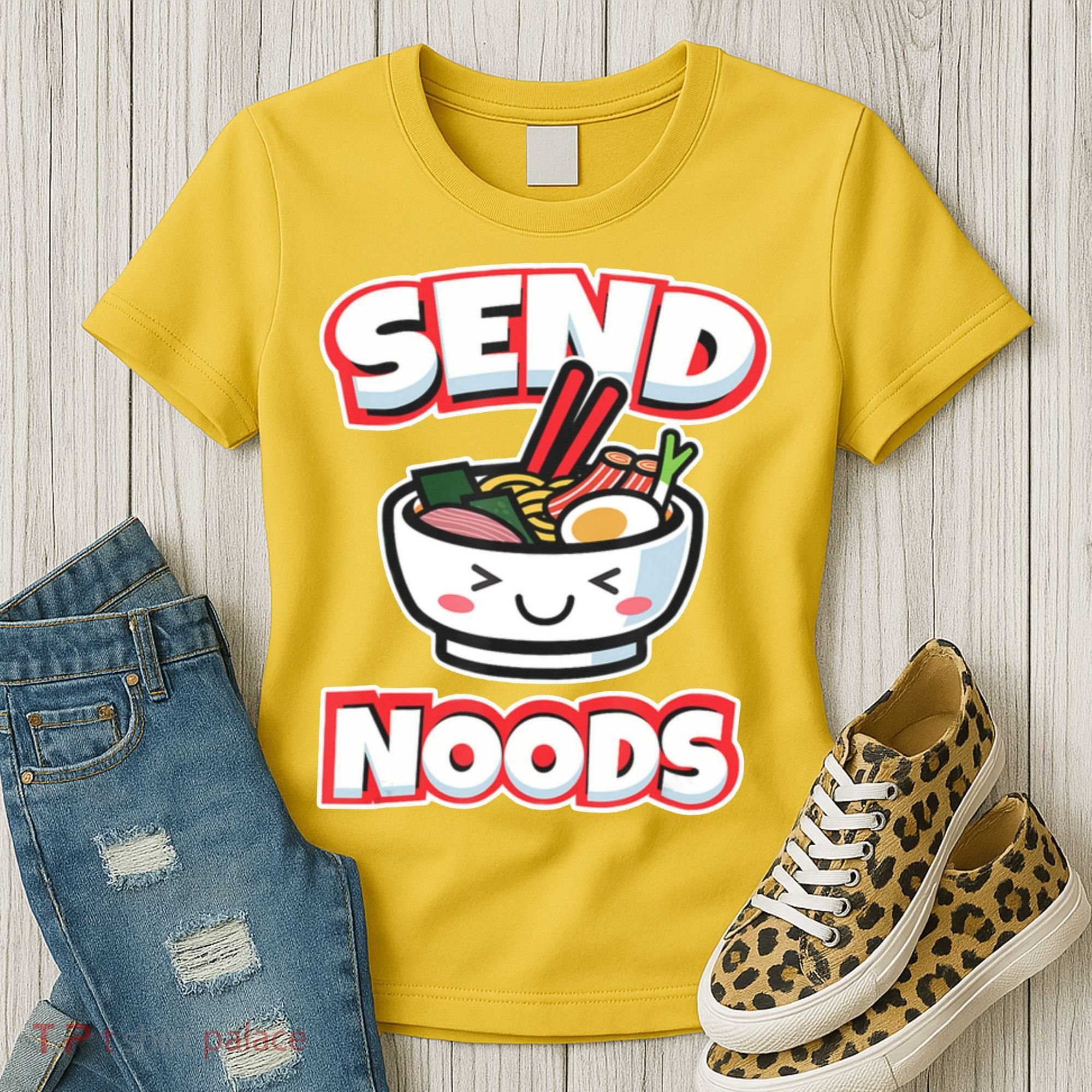 Send Noods Funny Japan Ramen Gift Women's T-Shirt