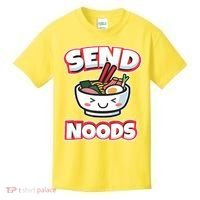 Send Noods Funny Japan Ramen Gift Kids T-Shirt thumb 0