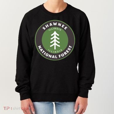 Shawnee National Forest Illinois Il Tree Badge Gift Women's Sweatshirt