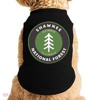 Shawnee National Forest Illinois Il Tree Badge Gift Doggie Tank thumb 0