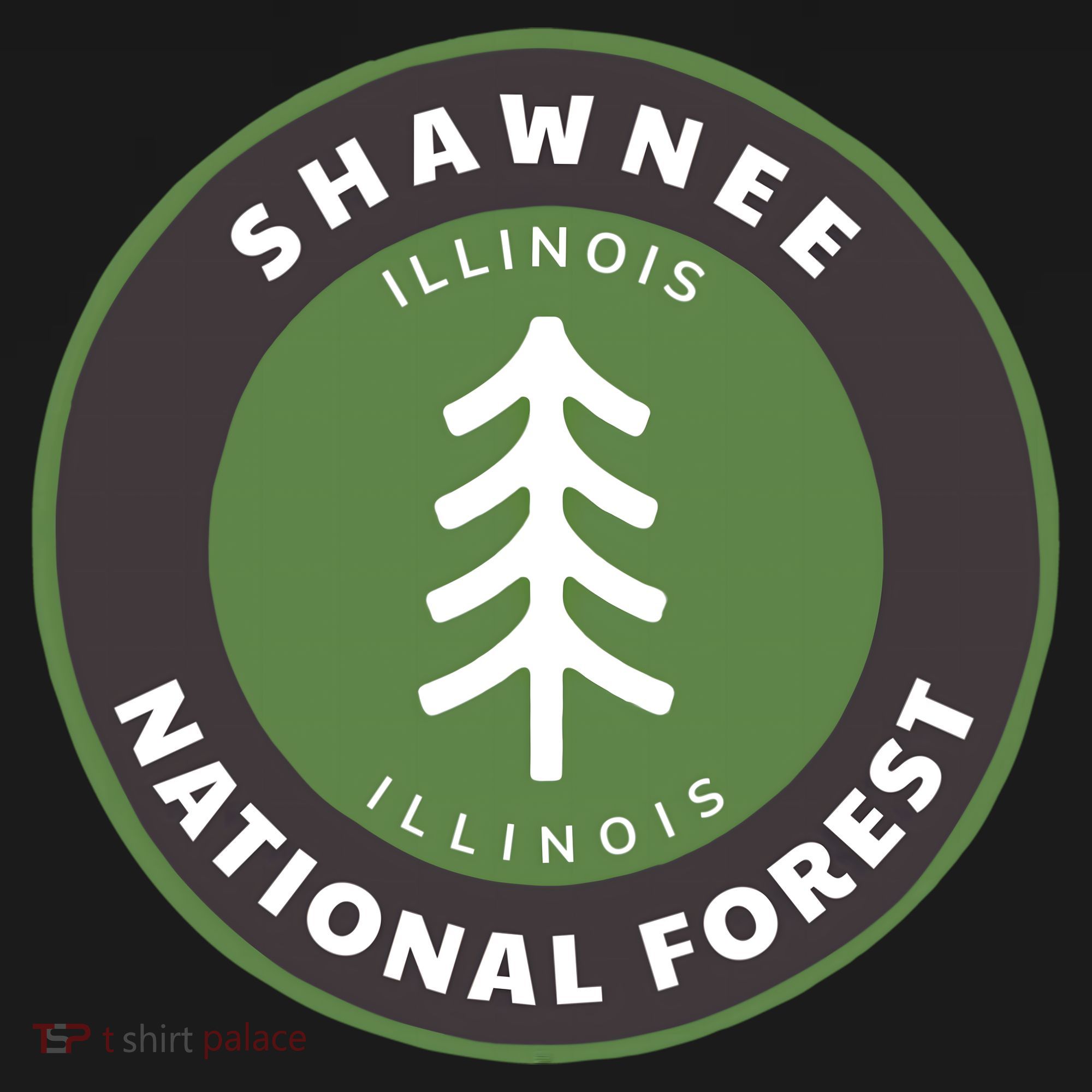 Shawnee National Forest Illinois Il Tree Badge Gift Bucket Hat