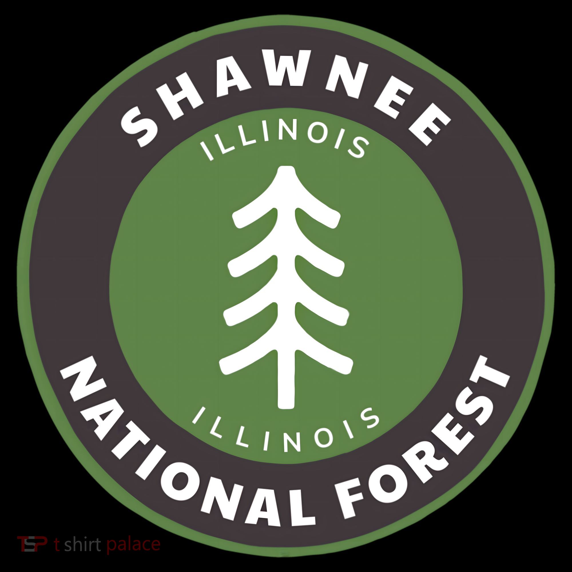 Shawnee National Forest Illinois Il Tree Badge Gift Coffee Mug