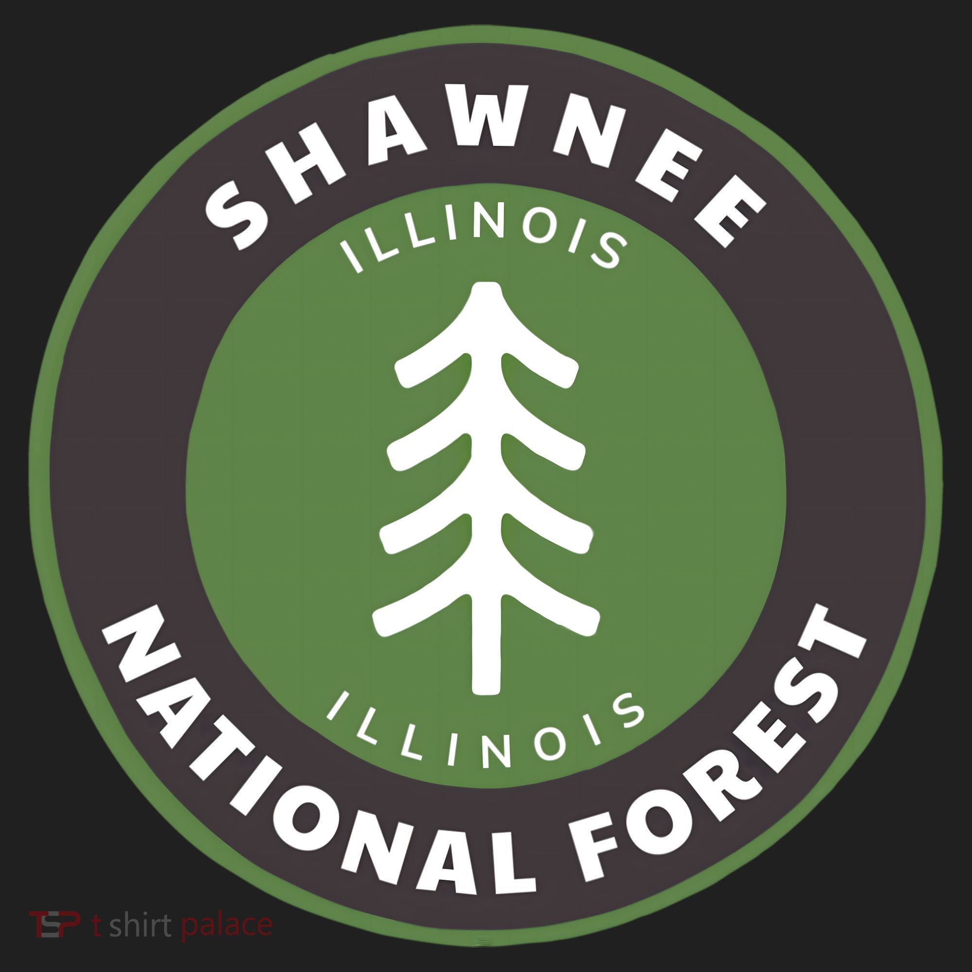 Shawnee National Forest Illinois Il Tree Badge Gift Beanie