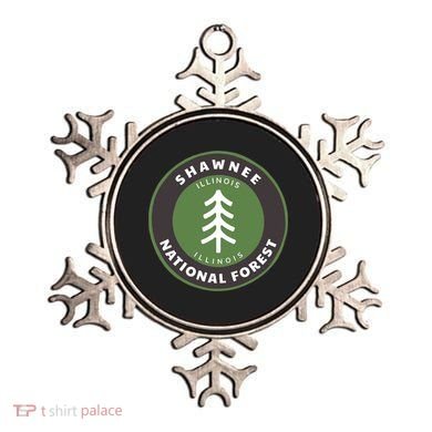 Shawnee National Forest Illinois Il Tree Badge Gift Ornament
