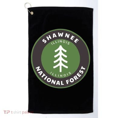 Shawnee National Forest Illinois Il Tree Badge Gift Golf Towel