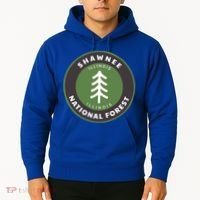 Shawnee National Forest Illinois Il Tree Badge Gift Hoodie thumb 2