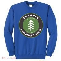 Shawnee National Forest Illinois Il Tree Badge Gift Sweatshirt thumb 0