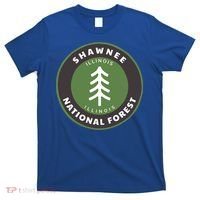 Shawnee National Forest Illinois Il Tree Badge Gift T-Shirt thumb 0
