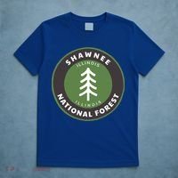 Shawnee National Forest Illinois Il Tree Badge Gift T-Shirt thumb 5