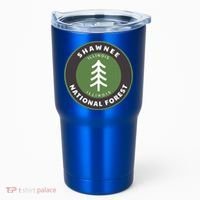 Shawnee National Forest Illinois Il Tree Badge Gift Tumbler thumb 0