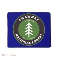 Shawnee National Forest Illinois Il Tree Badge Gift Mousepad thumb 0