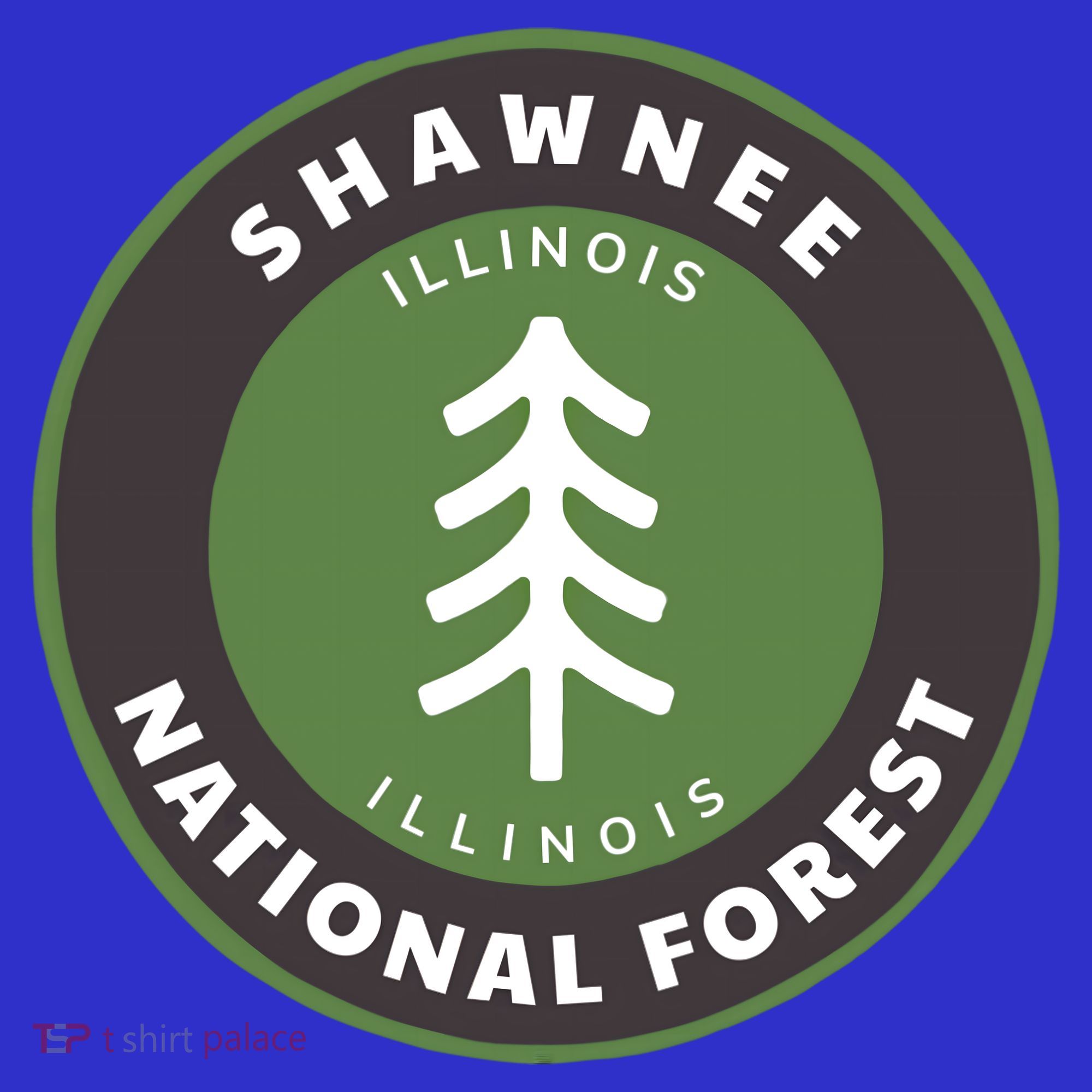 Shawnee National Forest Illinois Il Tree Badge Gift Women's Tank Top