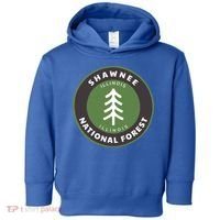 Shawnee National Forest Illinois Il Tree Badge Gift Toddler Hoodie thumb 0