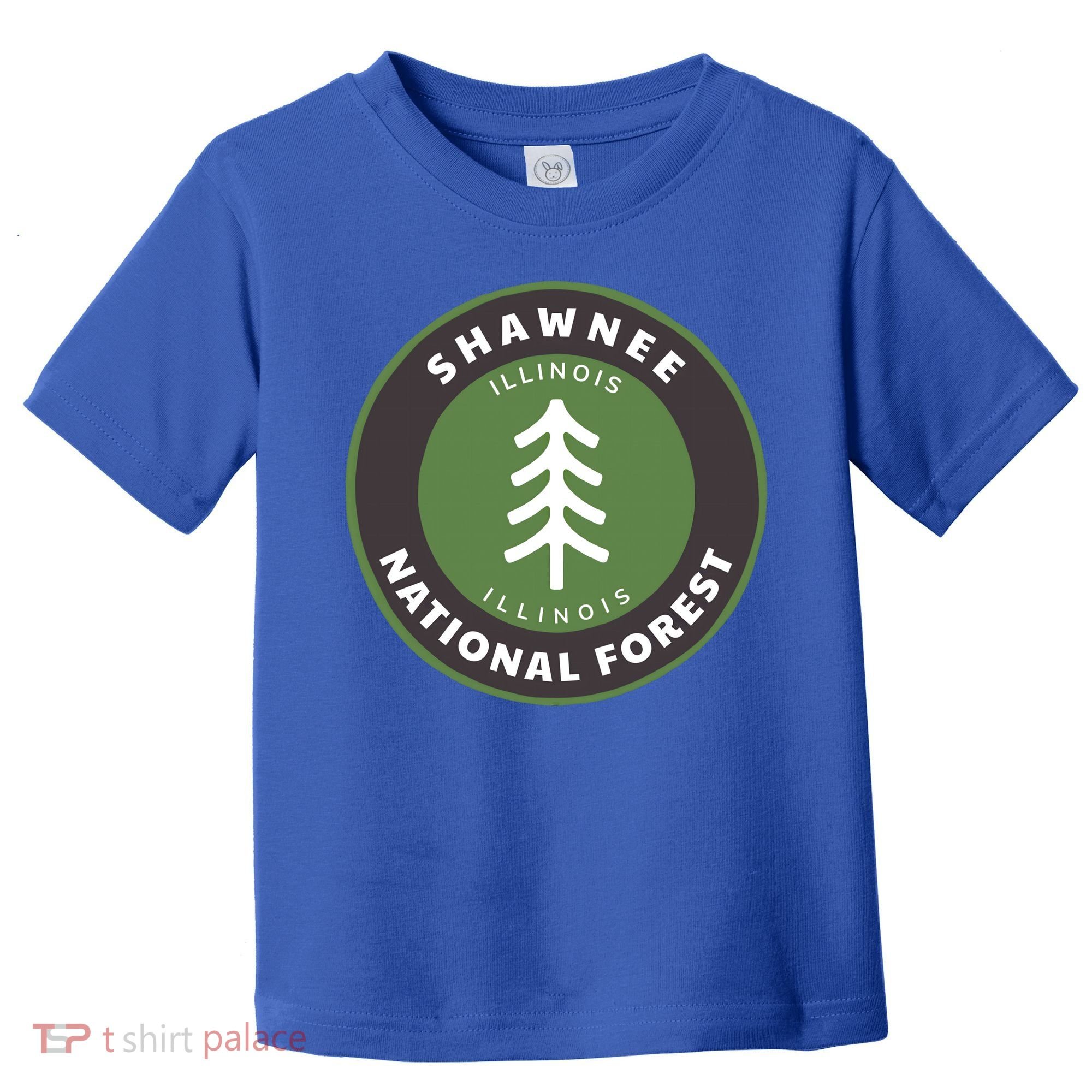 Shawnee National Forest Illinois Il Tree Badge Gift Toddler T-Shirt
