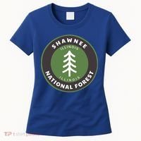 Shawnee National Forest Illinois Il Tree Badge Gift Women's T-Shirt thumb 0