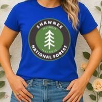 Shawnee National Forest Illinois Il Tree Badge Gift Women's T-Shirt thumb 2