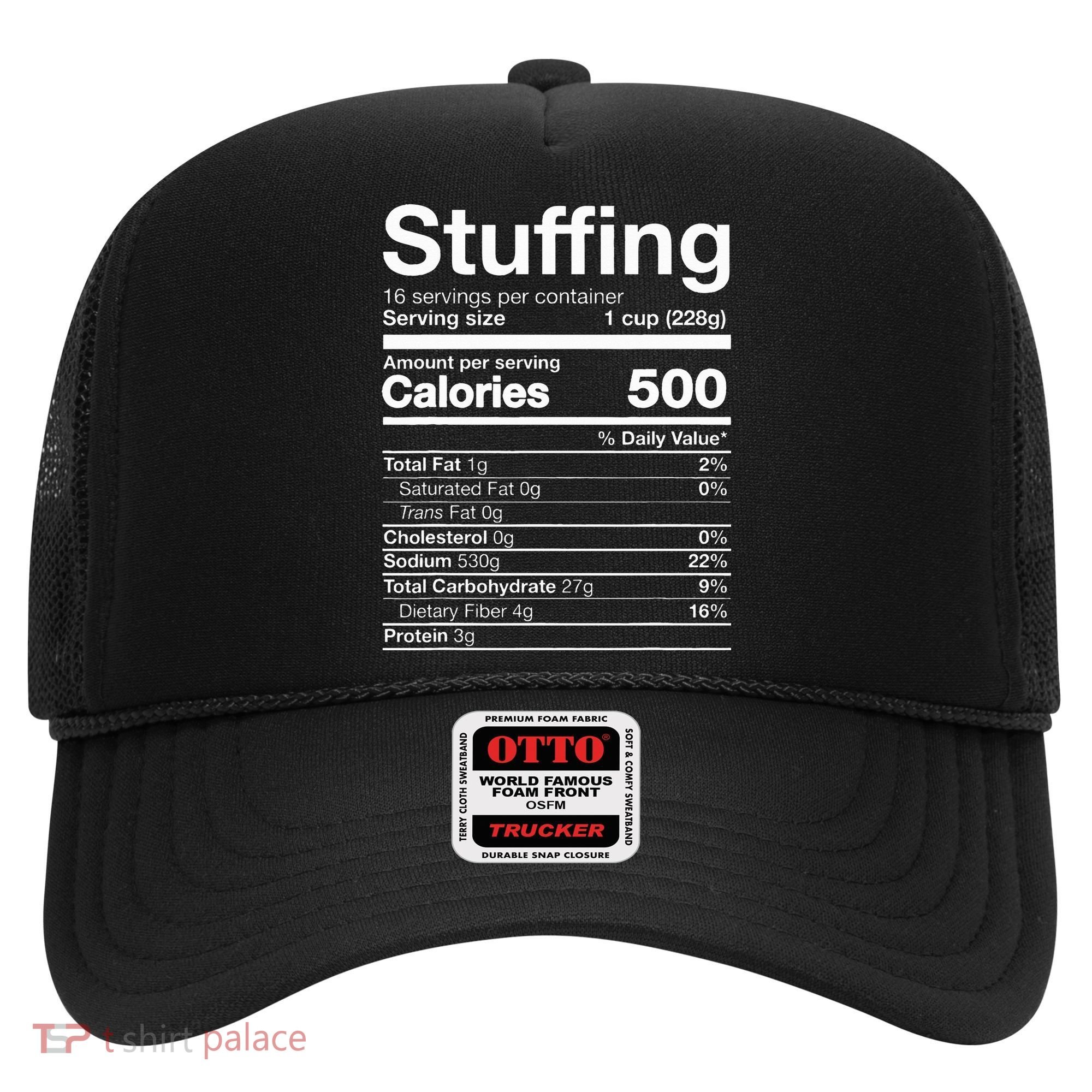 Stuffing Nutrition Funny Thanksgiving Costume Dark Hat