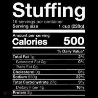 Stuffing Nutrition Funny Thanksgiving Costume Dark Women's T-Shirt thumb 6