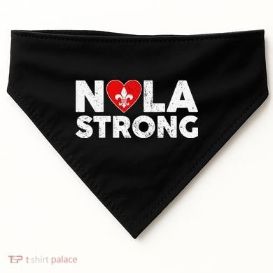 Support Never Forget New Orleans Nola Strong 2025 USA-Made Doggie Bandana