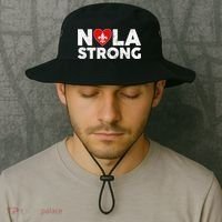 Support Never Forget New Orleans Nola Strong 2025 Bucket Hat thumb 2
