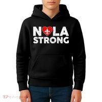 Support Never Forget New Orleans Nola Strong 2025 Kids Hoodie thumb 4