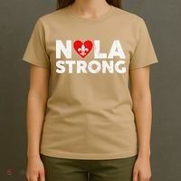 Support Never Forget New Orleans Nola Strong 2025 T-Shirt thumb 4