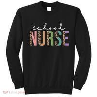 School Nurse Fancy Leopard Logo Sweatshirt thumb 0