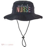 School Nurse Fancy Leopard Logo Bucket Hat thumb 0