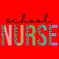 School Nurse Fancy Leopard Logo Santa Hat thumb 1