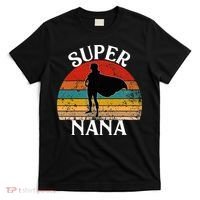 Super Nana Grandma Funny Vintage Woman Hero T-Shirt thumb 0