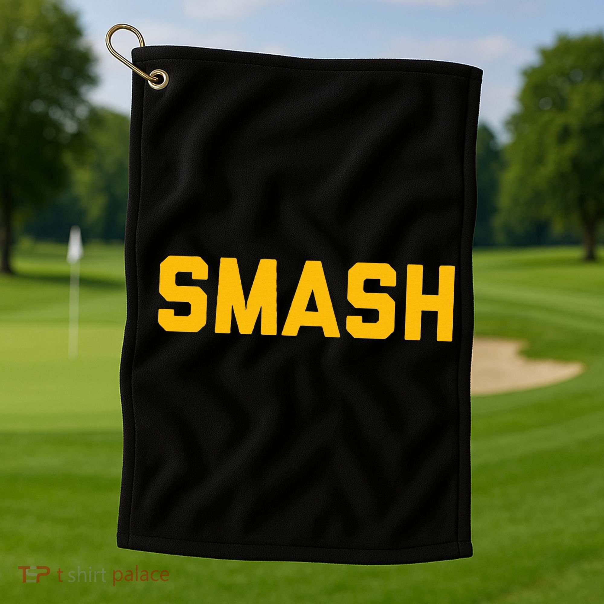Smash Nashville Gold Smashville Golf Towel
