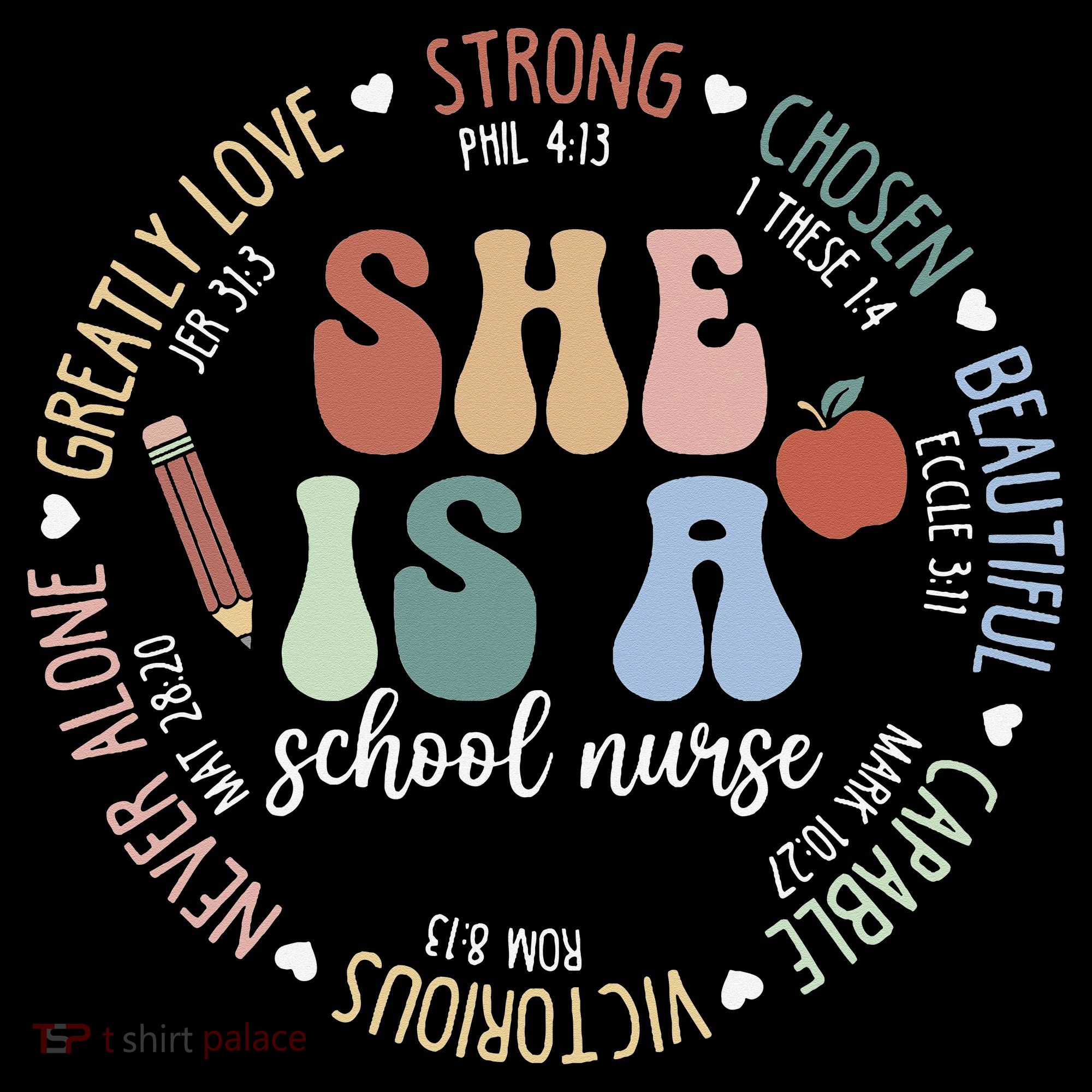 School Nurse God Says Bible Verse Christian Back To School Coffee Mug
