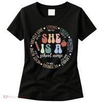 School Nurse God Says Bible Verse Christian Back To School Women's T-Shirt thumb 0