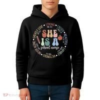 School Nurse God Says Bible Verse Christian Back To School Kids Hoodie thumb 4