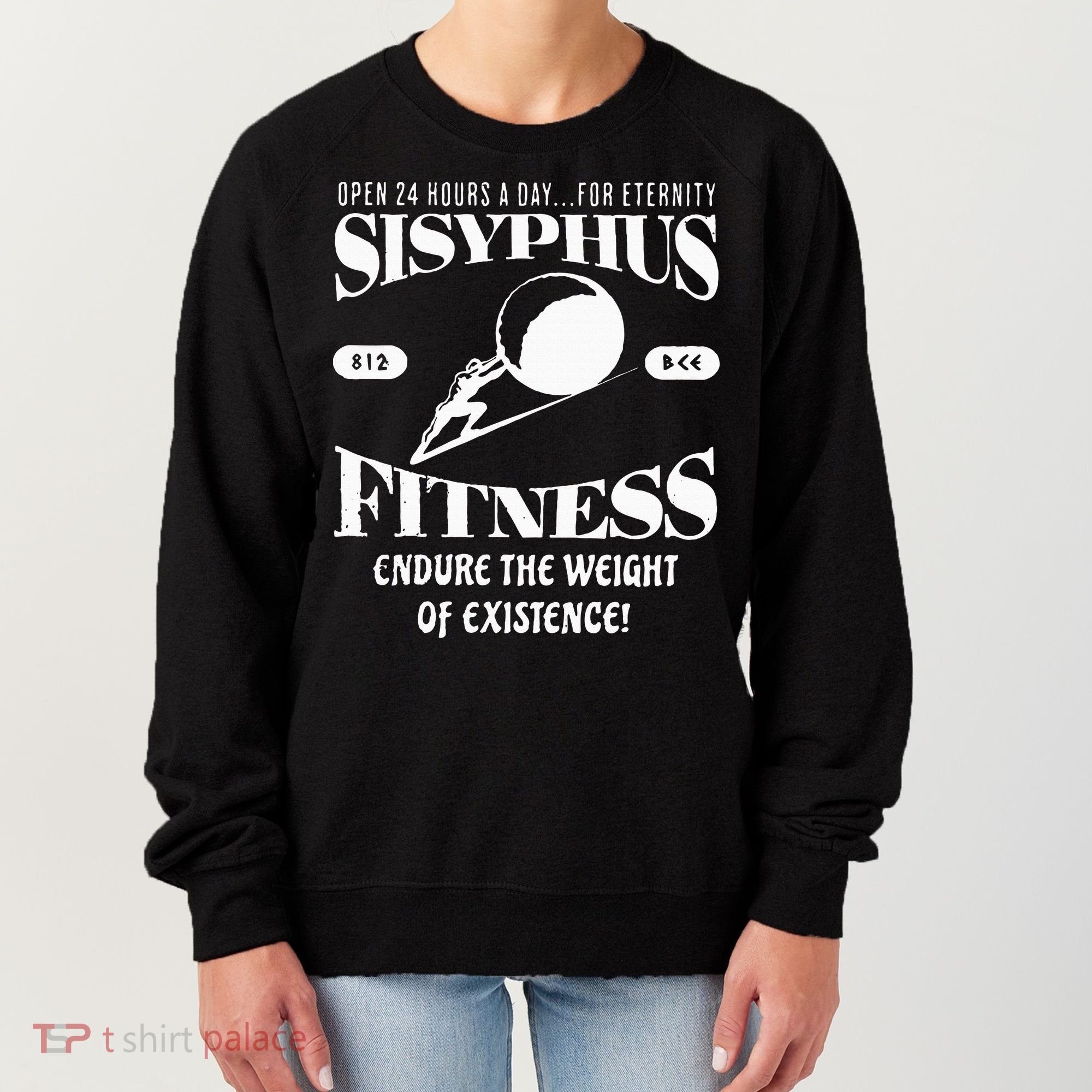 Sisyphus Ness Greek Mythology Workout S Women's Sweatshirt