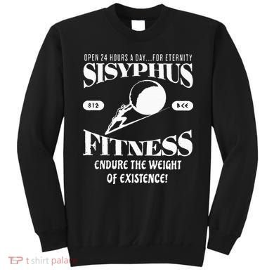Sisyphus Ness Greek Mythology Workout S Sweatshirt