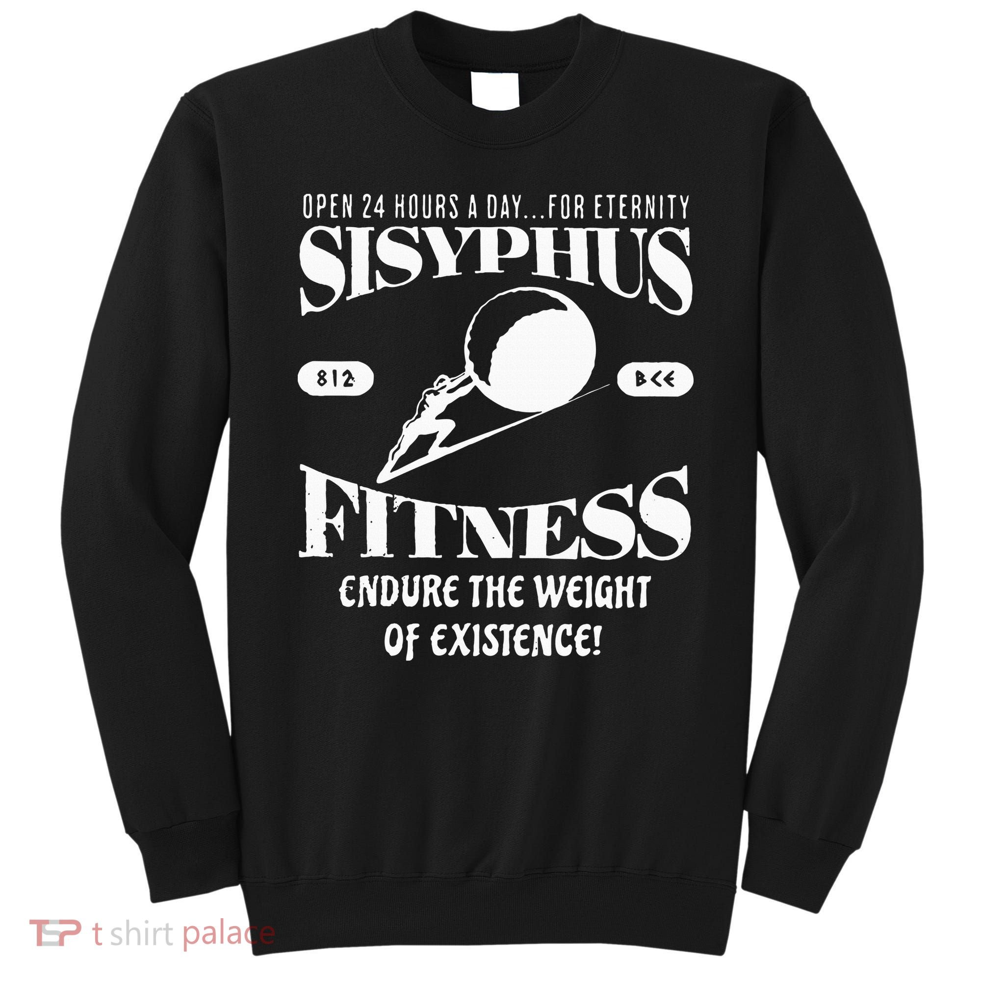 Sisyphus Ness Greek Mythology Workout S Sweatshirt