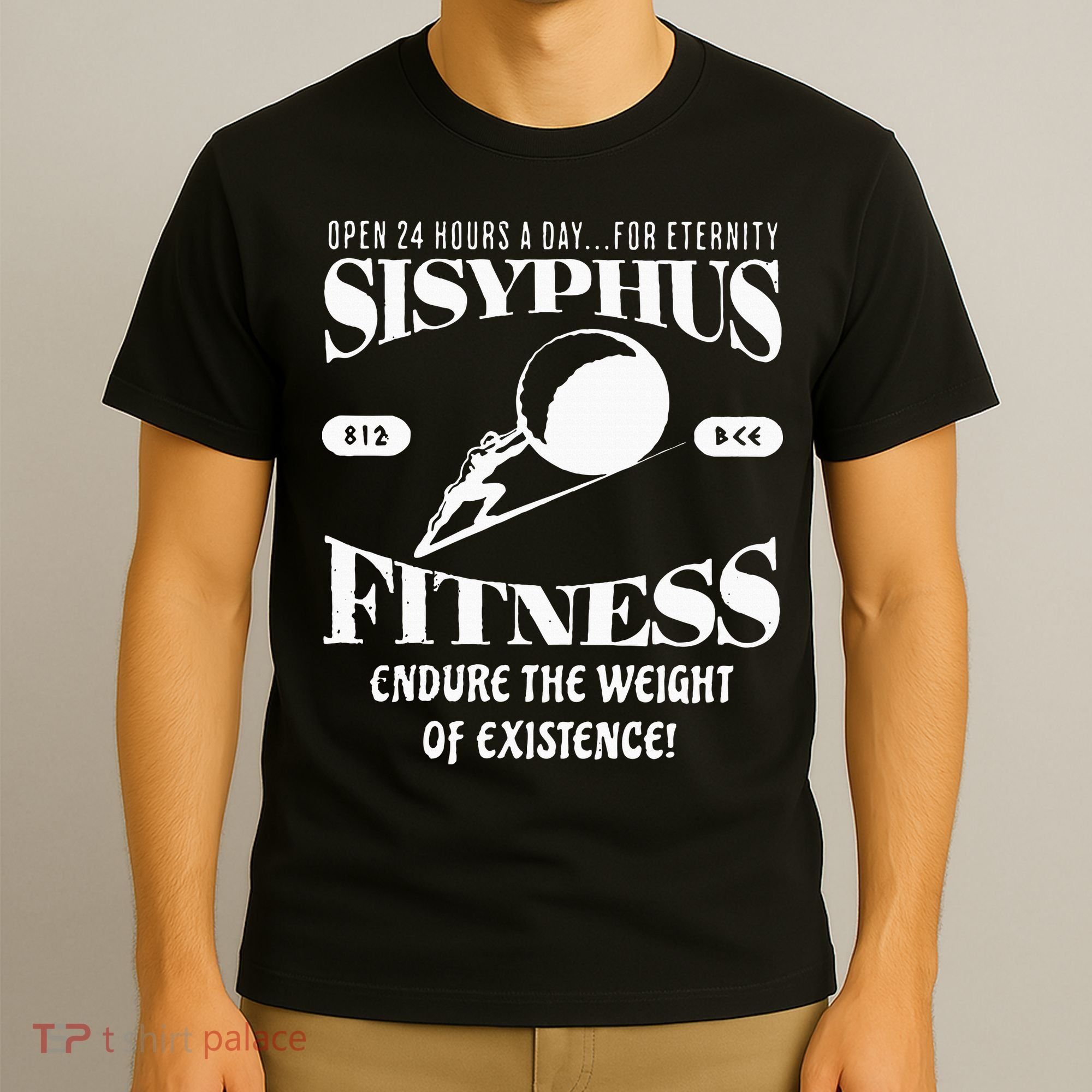 Sisyphus Ness Greek Mythology Workout S T-Shirt