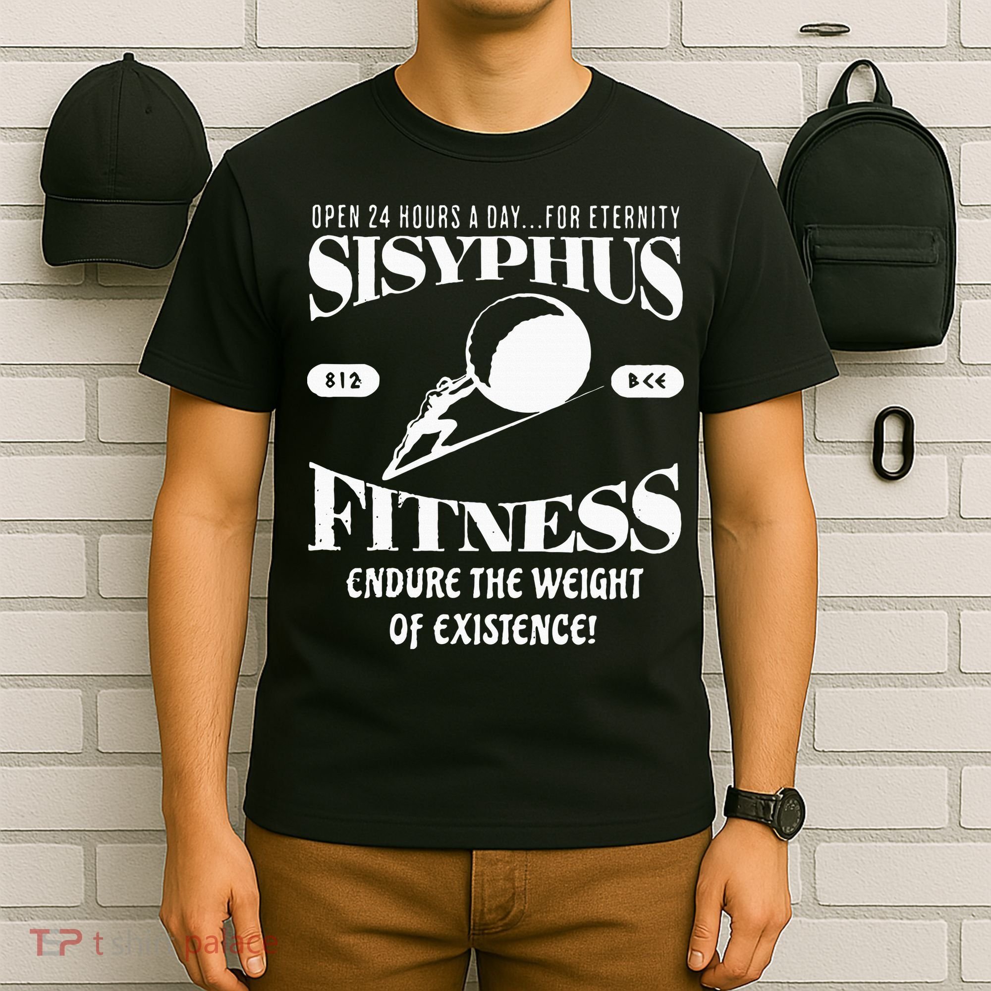 Sisyphus Ness Greek Mythology Workout S T-Shirt