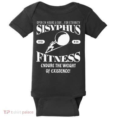 Sisyphus Ness Greek Mythology Workout S Baby Bodysuit