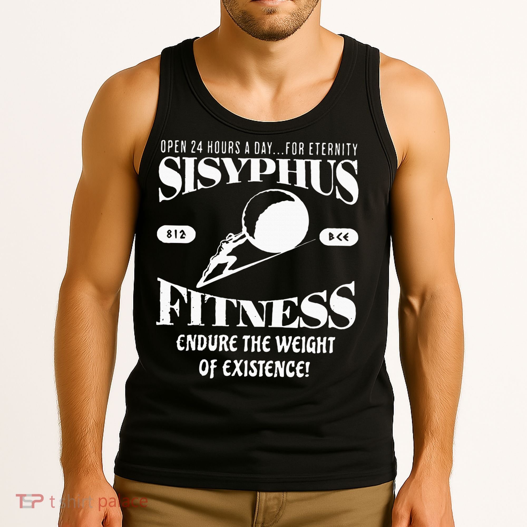 Sisyphus Ness Greek Mythology Workout S Tank Top